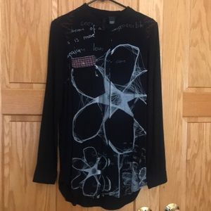 Desigual Tunic with leather tie